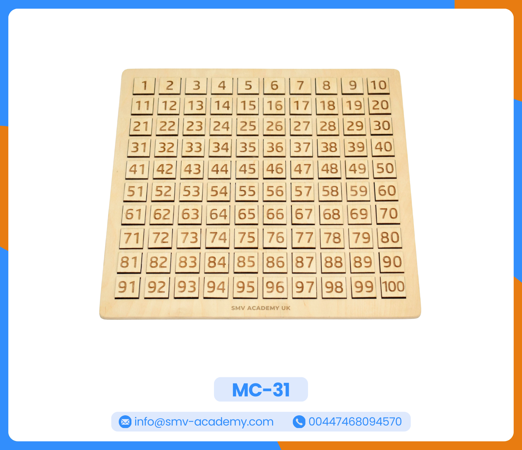 لوحة الأرقام المائة - Hundred Board